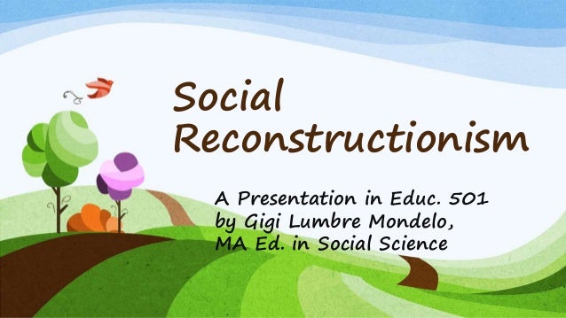 pros and cons of social reconstructionism in education perennialism philosophy of education pdf
